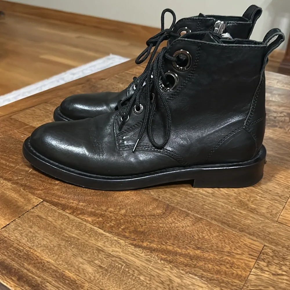 Zadig & Voltaire Black Ankle Boots - Picture 1 of 11
